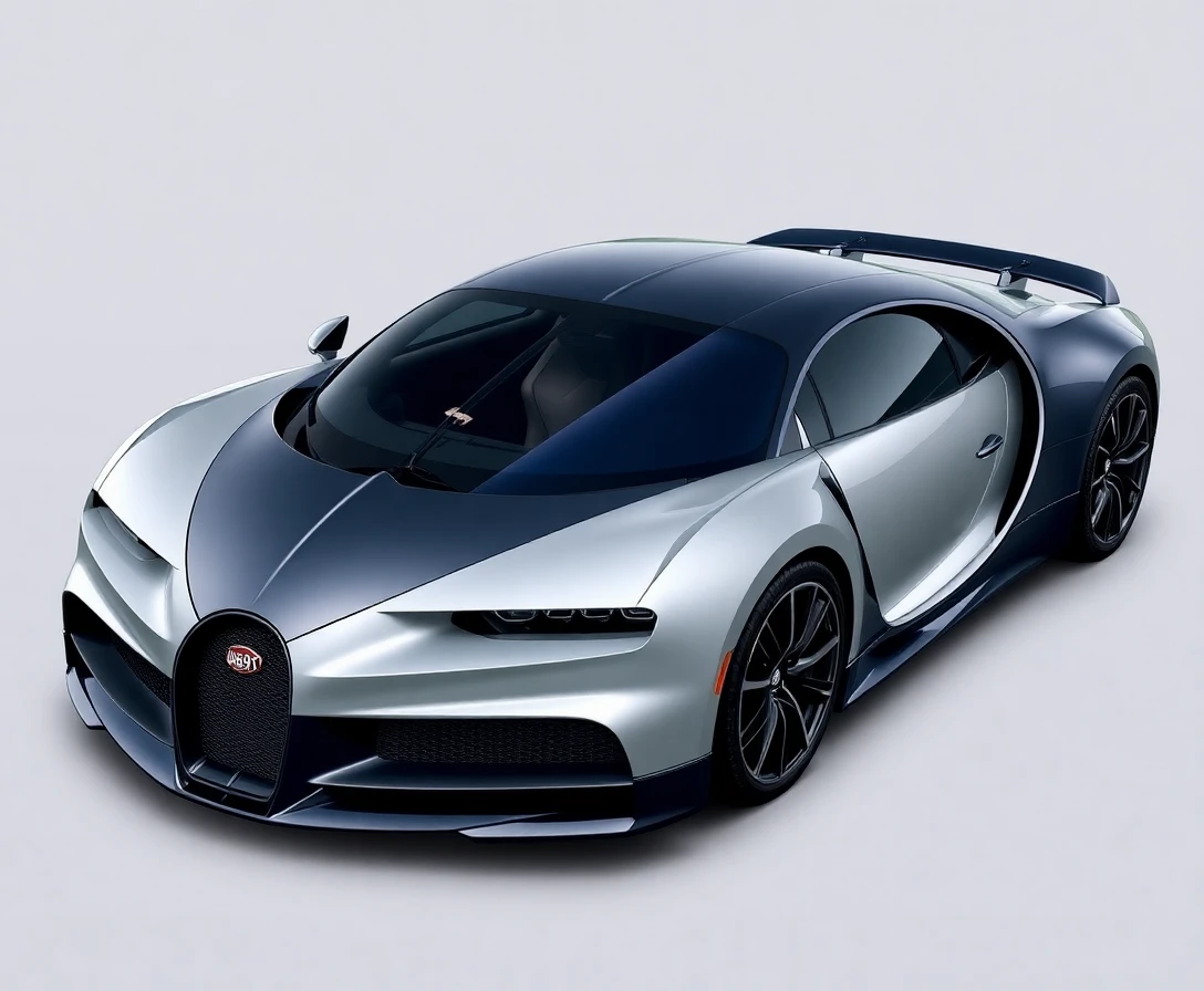 Bugatti Chiron, vue de profil